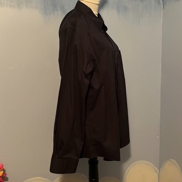 Dockers long sleeve men’s black 100%cotton button down dress shirt size XL, $18 - Picture 5 of 6